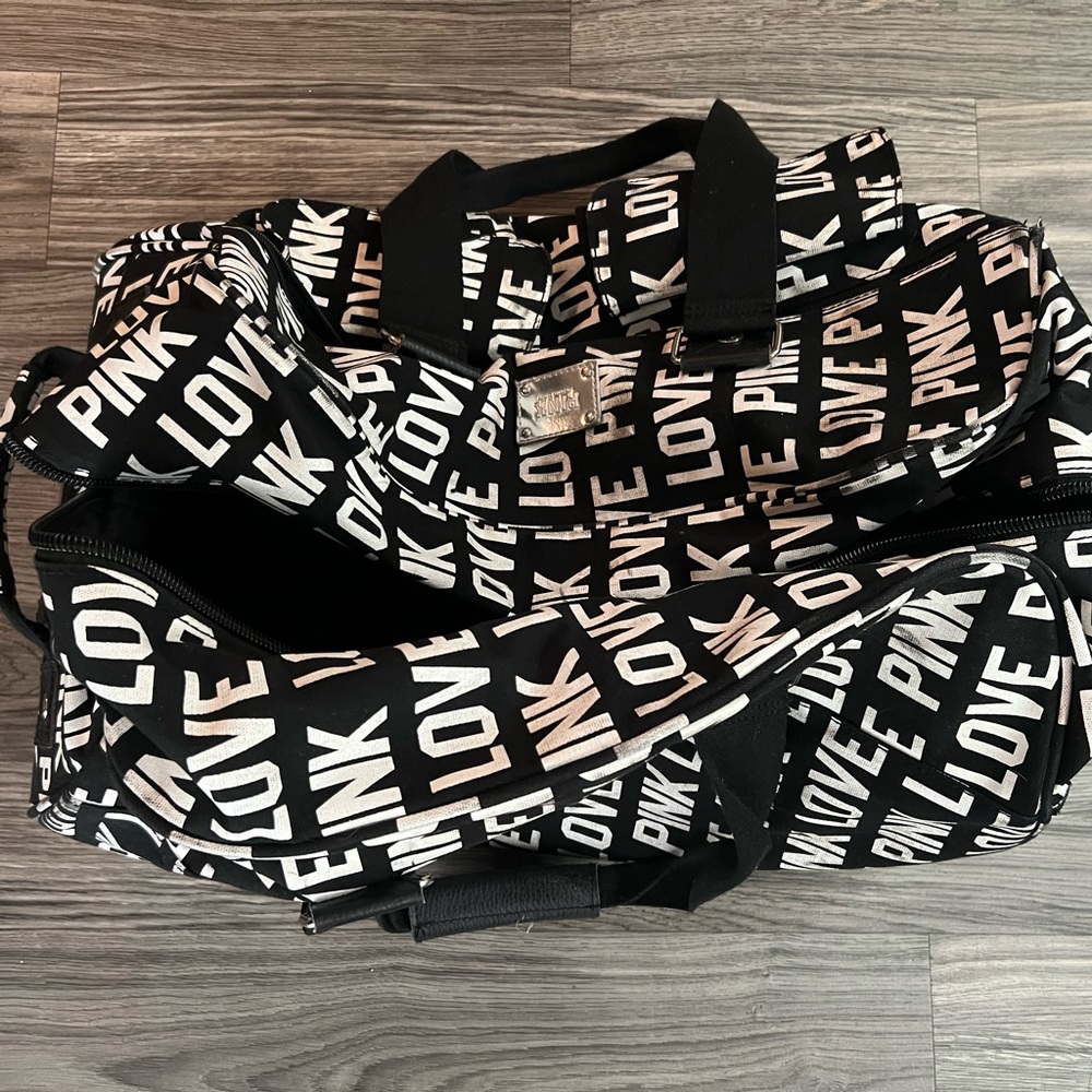 VS Pink Duffel Bag